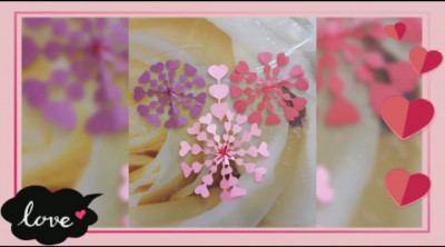 Сердечки - валентинки.