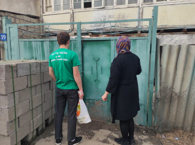 Адресное посещение семьи Садыковых.