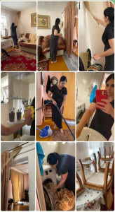 Уборка жилого помещения у подопечного, социального работника 1 отделения социального обслуживания граждан пожилого возраста и инвалидов на дому Закарьяева Зумруд