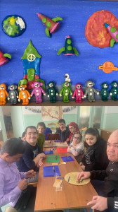 Занятие лепка из пластилина