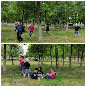 А вот как мы отдыхаем на природе!