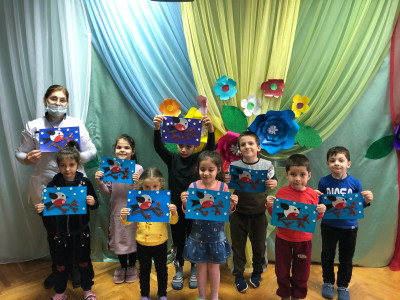 Занятие по конструированию на тему «Снегирь»