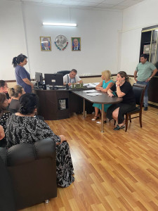 Рабочее совещание в Управлении социальной защиты населения г. Дербент