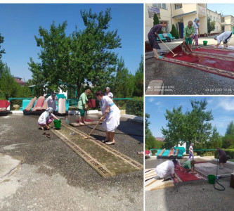 Субботник в доме - интернате "Ветеран" 04