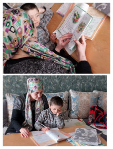 Специалист отделения детей и семей с детьми Раджабова Шуайнат оказывает социально- педагогические услуги