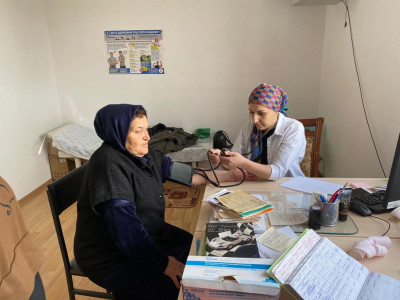 Выезд мобильной бригады в с. Бацада.