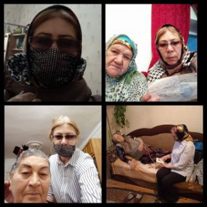 Гебекханова Набия- социальный работник отделения обслуживания на дому.