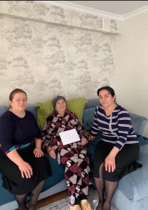 Вручение юбилейного поздравления ветерану ВОВ