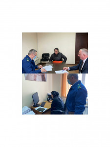 Выездная прокурорская проверка в ГКУ РД УСЗН в МО "Магарамкентский район"