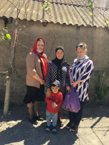 Оказание гуманитарной помощи малоимущей семье с селения Акнада