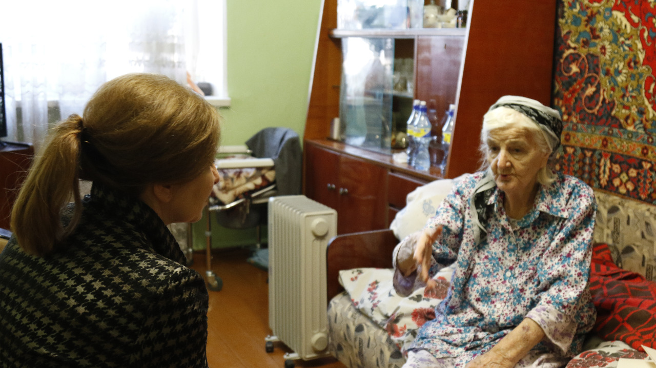 МИНИСТР ТРУДА ДАГЕСТАНА ПОСЕТИЛА ЖИТЕЛЬНИЦ БЛОКАДНОГО ЛЕНИНГРАДА.