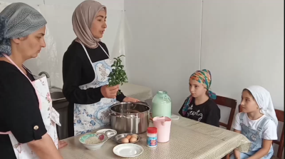 мастер класс по приготовлению национального лезгинского блюда "Давугъа".