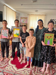 Аппликация «Цветы»