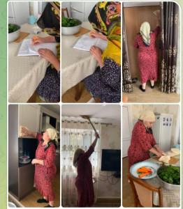 Будни социального работника 2 отделения Акаевой Зазай