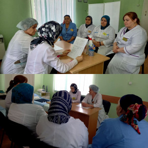 Приготовление и обеспечение постоянного запаса дезинфицирующих растворов, и их применение в профилактических целях, для предотвращения развития вирусных и бактериальных инфекций.