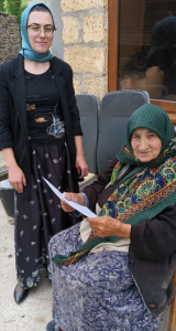 Поздравили долгожителей района от лица Президента РФ и себя лично