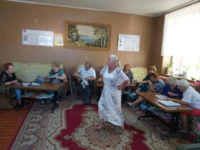 Встреча с подопечными в ОДП пожилых граждан и инвалидов