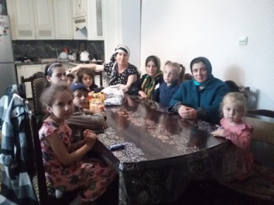 Поздравили многодетную семью с.Мюрего