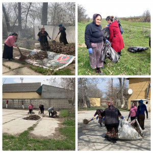 Сегодня 09.04 2022 был проведен субботник соц раб с. Боташюрт