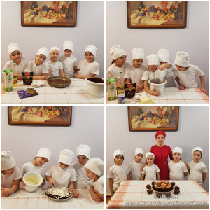 Кулинарное занятие по приготовлению торта «Полиробсон»