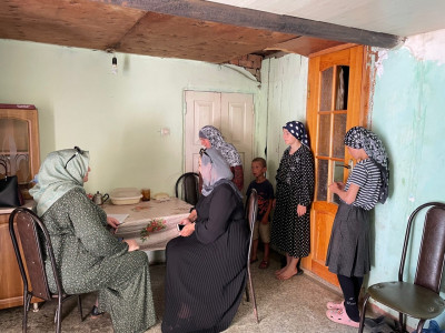 Посещение малоимущей семьи группы риска с селения Комсомольское