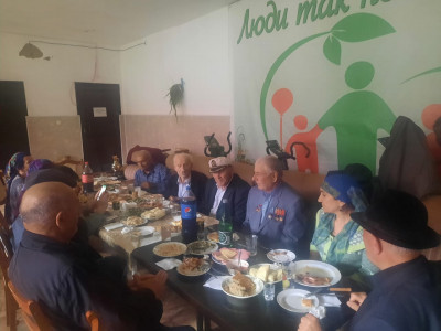 В дневном отделении социального обслуживания граждан пожилого возраста и инвалидов прошло мероприятие посвящённое ко дню Победы!