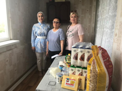 посетили прибывшую с Украины.