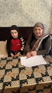 Заведующая отделением социального обслуживания на дому детей и семей с детьми посетила семью из селения Эчеда