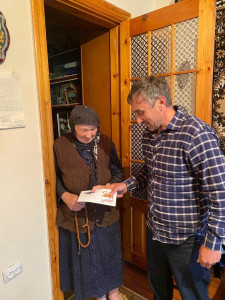 Посещение на дому вдов участников ВОВ 2022 г.