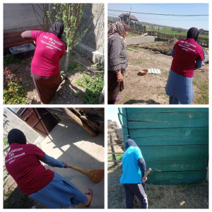 25.04.2022г В селе Кандараул была проведена волонтерская помощь пожилым гражданам в связи с наступлением весны.