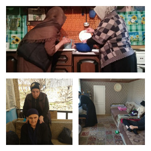 Социальные работники с. Кудутль продолжают оказывать социально-бытовые услуги своим подопечным