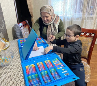 Зав.отд.социального обслуживания на дому детей и семей с детьми посетила подучетную семью