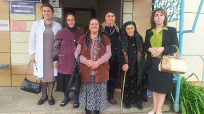 Выезд в с.Эминхюр в рамках реализации нацпроекта "Демография"