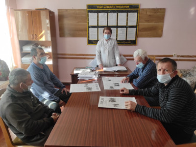 Профилактика коронавируса среди граждан пожилого возраста в ОДП комплексного центра