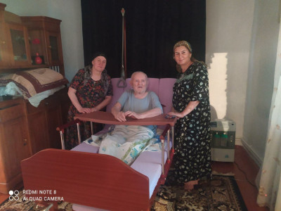 Сегодня,10 августа социальные работники с.Аксай посетили Ветерана ВОВ Кубатова Касума Касумовича. Мы рады видеть Ветерана в здравии и пожелали ему долгих лет жизни.