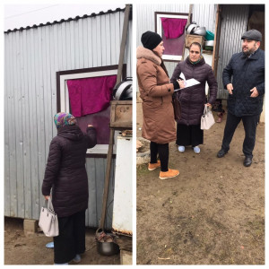 Психолог отделения СОДиСД ГБУ РД КЦСОН в МО «Хасавюртовский район» Азадова Н.А. и соц. педагог Маматаева Г.М., совместно с председателем сельского собрания с. Верхнее Инхело Исмаиловым Г.С. посетили семью Маджидовой М.М., которая ненадлежащим образом испо