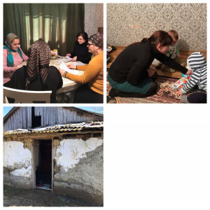 Заведующая отделением СОДиСД ГБУ РД КЦСОН вМО «Хасавюртовский район» Иманалиева С.М., совместно с соц. педагогом Маматаевой Г.М. и психологом Азадовой Н.А. выехали в с. Садовое,