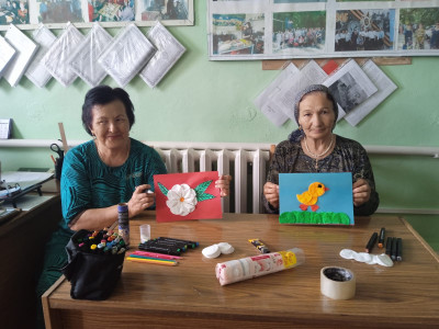 Поделки из ватных дисков