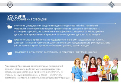 Условия предоставления субсидии