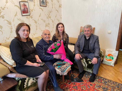 Поздравление ветеранов ВОВ на дому