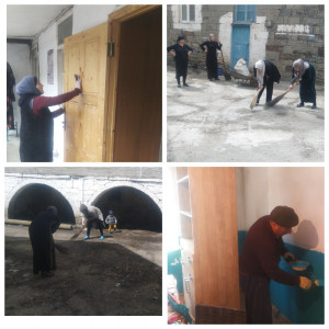 Провели субботник в рамках общерайонного мероприятия