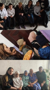 Поздравили участницу блокадного Ленинграда