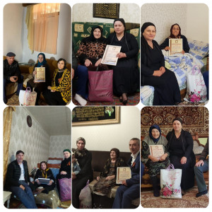 Поздравление вдов участников ВОВ с Днем Победы 2022г.