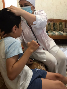 Очередной медико - социальный патронаж семей с детьми - инвалидами