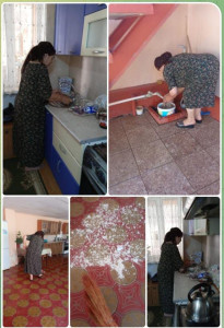 Социальный работник, 1 отделения социального обслуживания граждан пожилого возраста и инвалидов на дому, Рабаданова Хати за выполнением должностных обязанностей