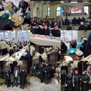 Работники ГБУ РД КЦСОН в МО"Ботлихский район " приняли участие в процессе подготовки и проведения "Ифтара Ботлихского района" на территории Духовного Центра им.Пророка Исы(мир ему)