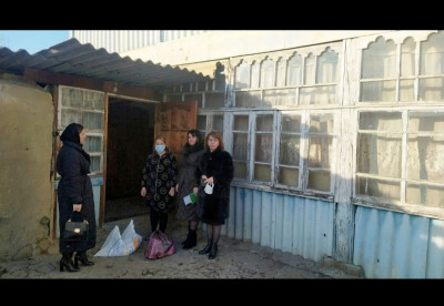 Выезд мобильной бригады на дому к семье Мусаевых.