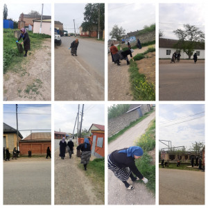 Накануне Праздника Ураза байрам социальные работники с.Аксай провели субботник по очистке закреплённой территории. Чистота и порядок везде и во всём!!!