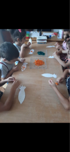 Аппликация "Морковь"