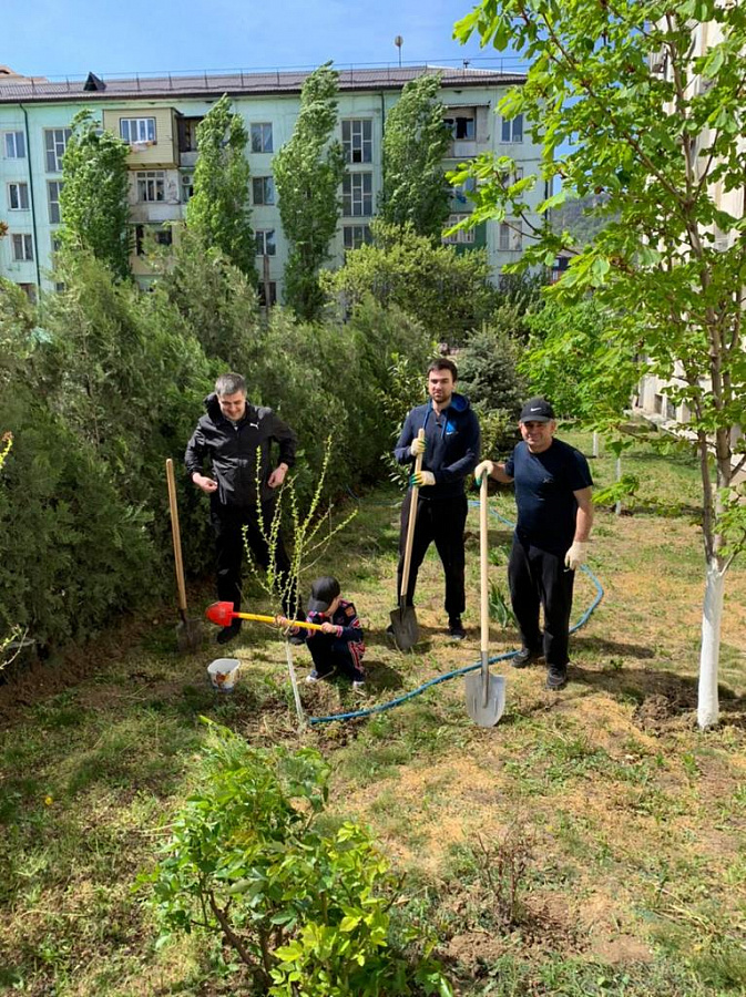 Коллектив Минтруда Дагестана принял участие в общероссийском субботнике.